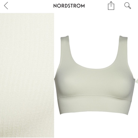 SKIMS Stretch Rib Scoop Bralette in Seahaze - Picture 3 of 7